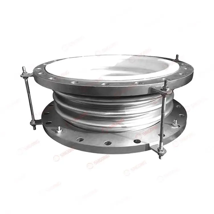 Wave pipe flange